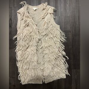 H&M Textured Knit Sweater in Beige